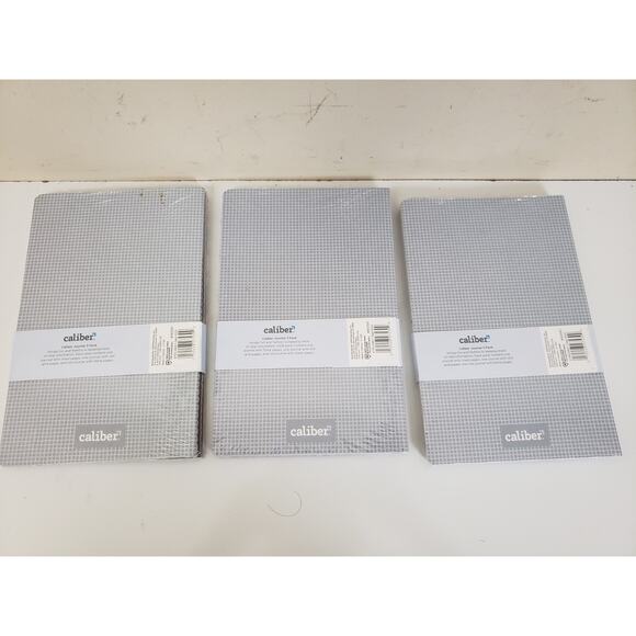 Caliber Journal 3 Pack Blank Lined Dotted Pages 8.5x 5.5 Pages 40 each Lot of 3 - Picture 3 of 4
